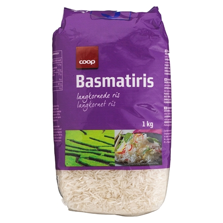 Coop Basmati Ris 1 kg