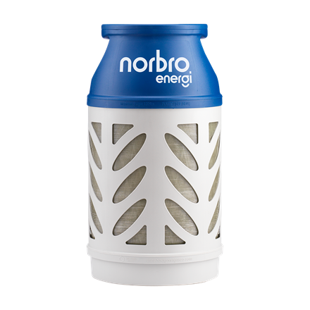 Flaske til Gas light 10 kg uden gas