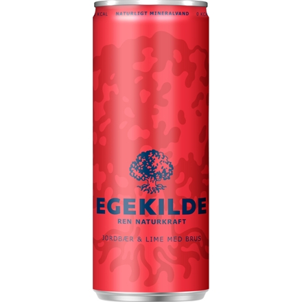 Egekilde Jordbær & Lime 24x0,33 l
