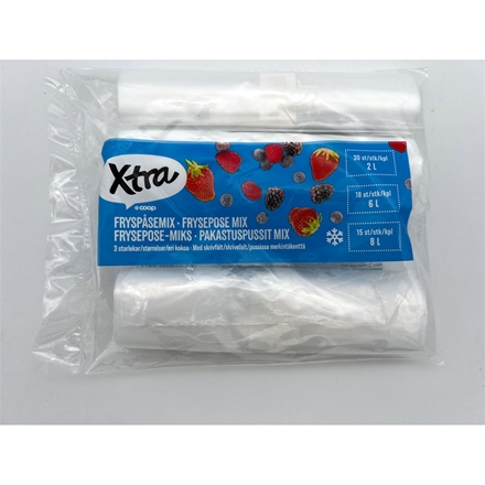 X-tra Fryseposer 2, 6, 8 L 