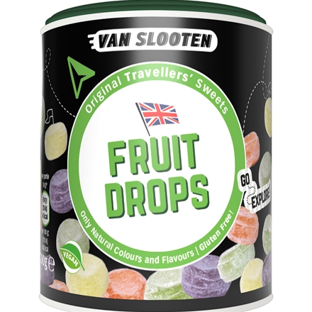Van Slooten Travellers Sweets Fruit Drops 200 g