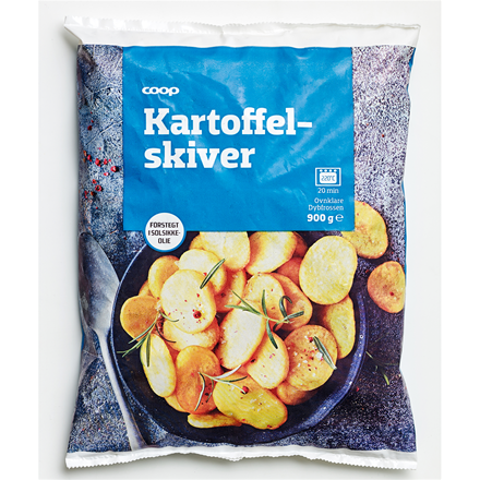 Kartoffelskiver 750 g