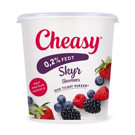 Cheasy Skyr Skovbær 0,2% 1 kg