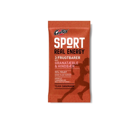 Castus Sportsbar Granatæble-hindbær 3x25gr