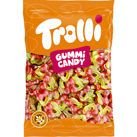 Trolli Gummi Candy Kirsebær 1 kg