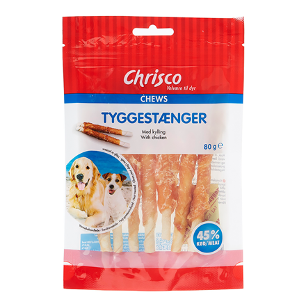 Chrisco - Tyggestænger m. Kylling 80 g