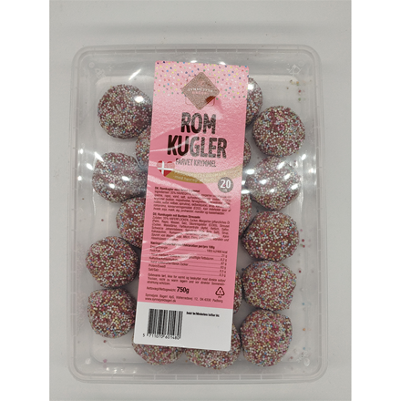 Nordthy Romkugler Farvet Krymmel 20 stk 750 g
