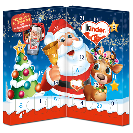 Ferrero Kinder Mix Klap Julekalender 113 g