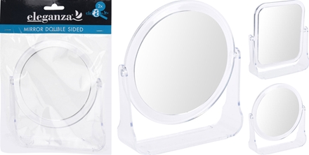 Spejl 13 x 14 cm 2 ass.