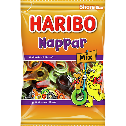Haribo Nappar Mix 375 g