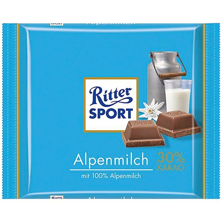 Ritter Sport Alpenmilch 30% Kakao 100 g