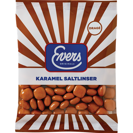 Evers Saltlinser Karamel 210 g