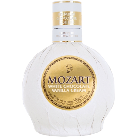 Mozart White Chocolate Vanilla Cream 17% 0,5l