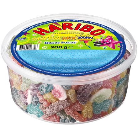 Haribo Stjerne Mix Zourr Hokus Pokus 900 g