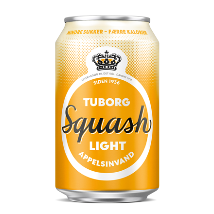 Tuborg Squash Light Appelsin 24x0,33l