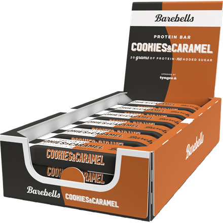 Barebells Bar Cookies and Caramel 12x55g