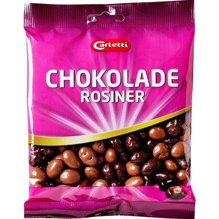 Carletti Chokoladerosiner 190 g
