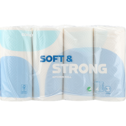 Coop Soft & Strong Køkkenrulle 4-pak