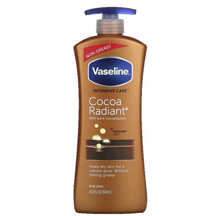 Vaseline Body Milk Cocoa Radiant 600 ml