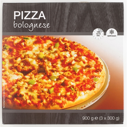 Pizza 3-pak 900 g