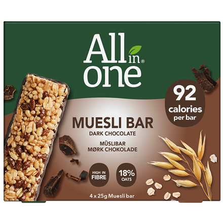 All in one Müslibar Dark Chokolate 100 g