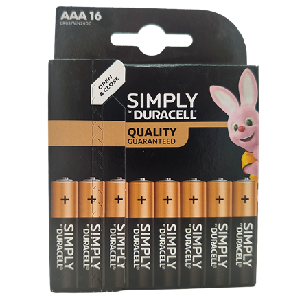 Duracell Batterien Simply AAA 16er