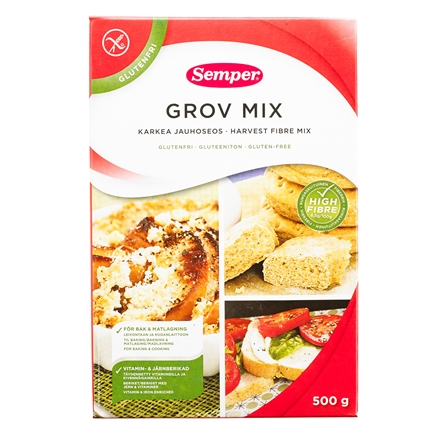 Semper Glutenfri Grov Mix 500 g