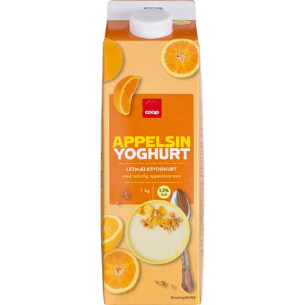 Coop Appelsin Yoghurt 1,0 l