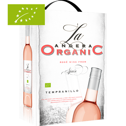 La Andera Tempranillo Rosé Organic 3 l