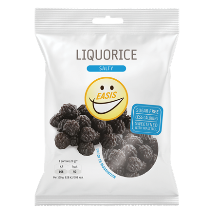 EASIS Salty Liquorice 80 g