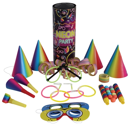 Bordbombe 27cm Neon party 4 pers.
