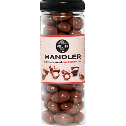 Nordthy Mandler med Mælkechokolade 325 g