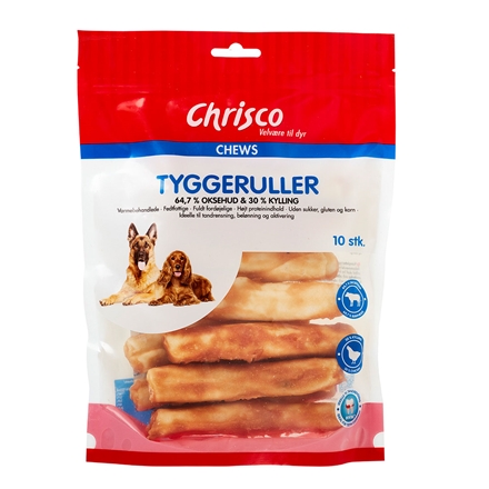 Chrisco - Tyggeruller med Kylling 10 stk
