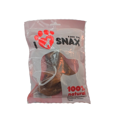 I LOVE SNAX GRISEØRER 2 stk 70 g