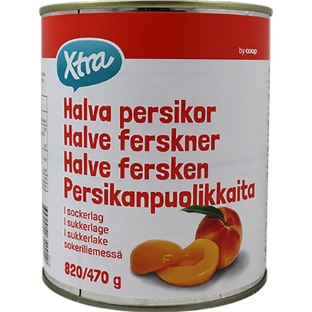 Halve Ferskner 820/470 g