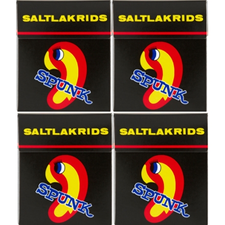 Spunk Saltlakrids 8-pak 184 g