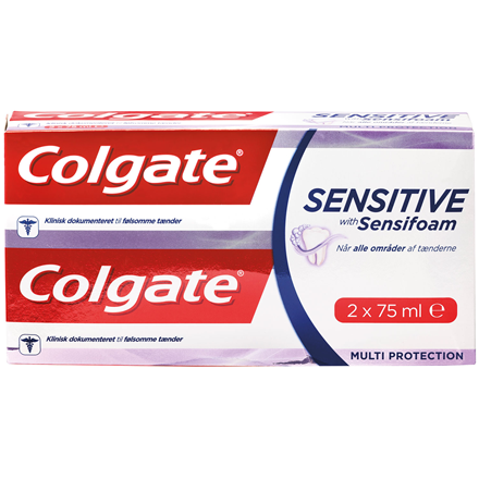Colgate Tandpasta Sensitive Sensifoam 2x75 ml