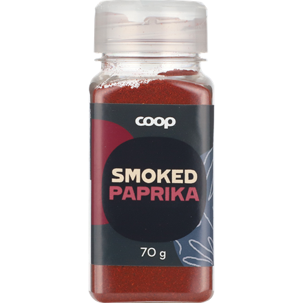 Coop Røget Paprika Hot 70 g