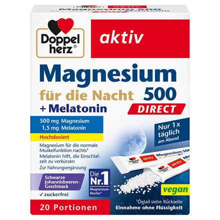 DH Magnesium 500 für die Nacht+Melaton. DIRECT 20 Port.