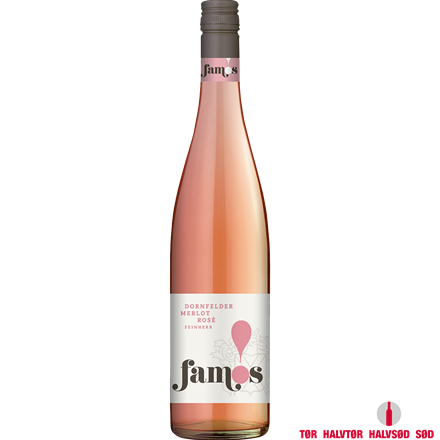 Famos Dornfelder Merlot Rosé Feinherb 0,75l