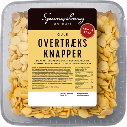 Spangsberg Overtræksknapper Gul 720 g