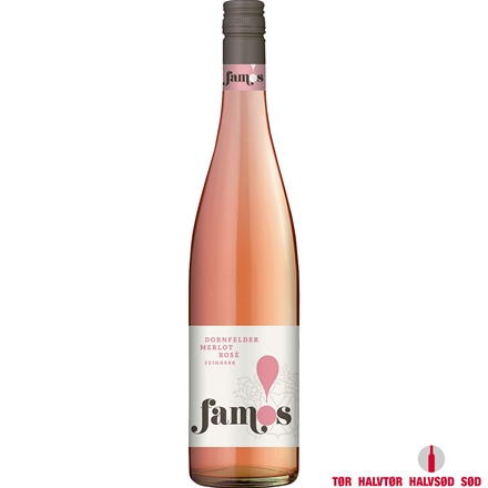 Famos Dornfelder Merlot Rosé Feinherb 0,75l