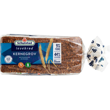 Levebrød Kernegrov i skiver 950 g