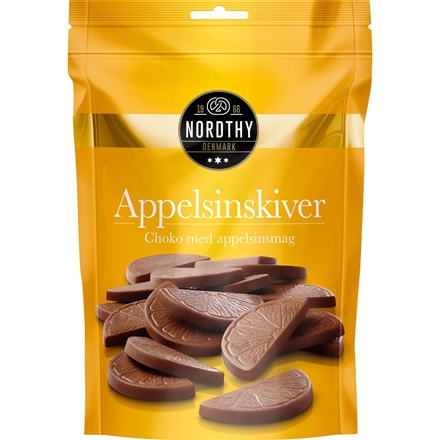 Nordthy Appelsinskiver 125 g
