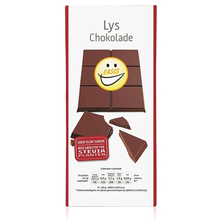 EASIS Lys Chokolade 85 g