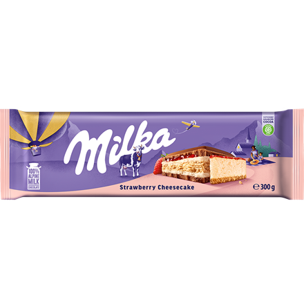 Milka Strawberry Cheesecake 300 g