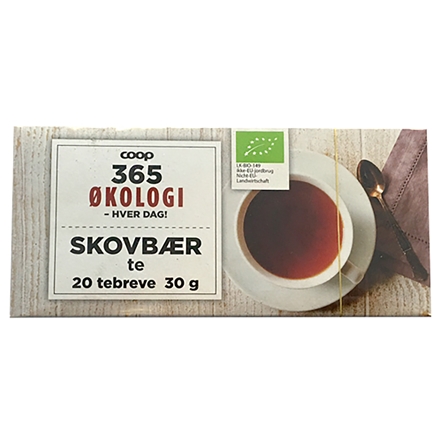 365 Økologi Skovbær Tebreve 30 g