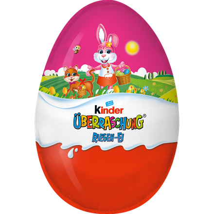 Ferrero Kinder Kæmpe Æg Rosa 220g