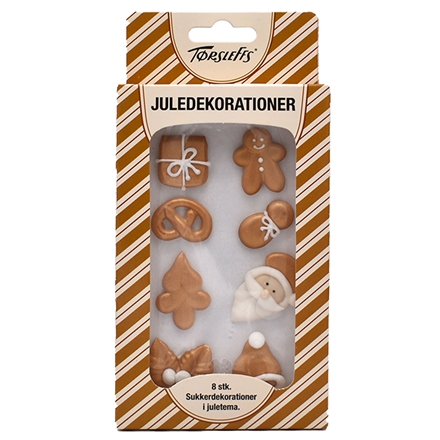 Tørsleffs Gyldne Juledekorationer 8 stk
