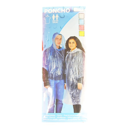 Regnslag Poncho, engangs